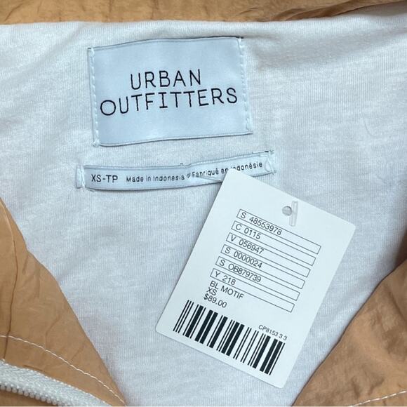 NWT Women's Urban Outfitters Austen Colorblock Windbreaker Jacket Size XS - Picture 9 of 14